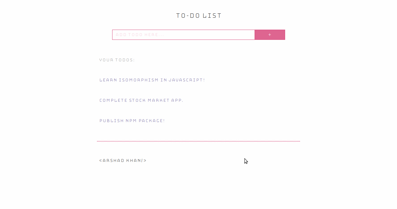 Todo List App